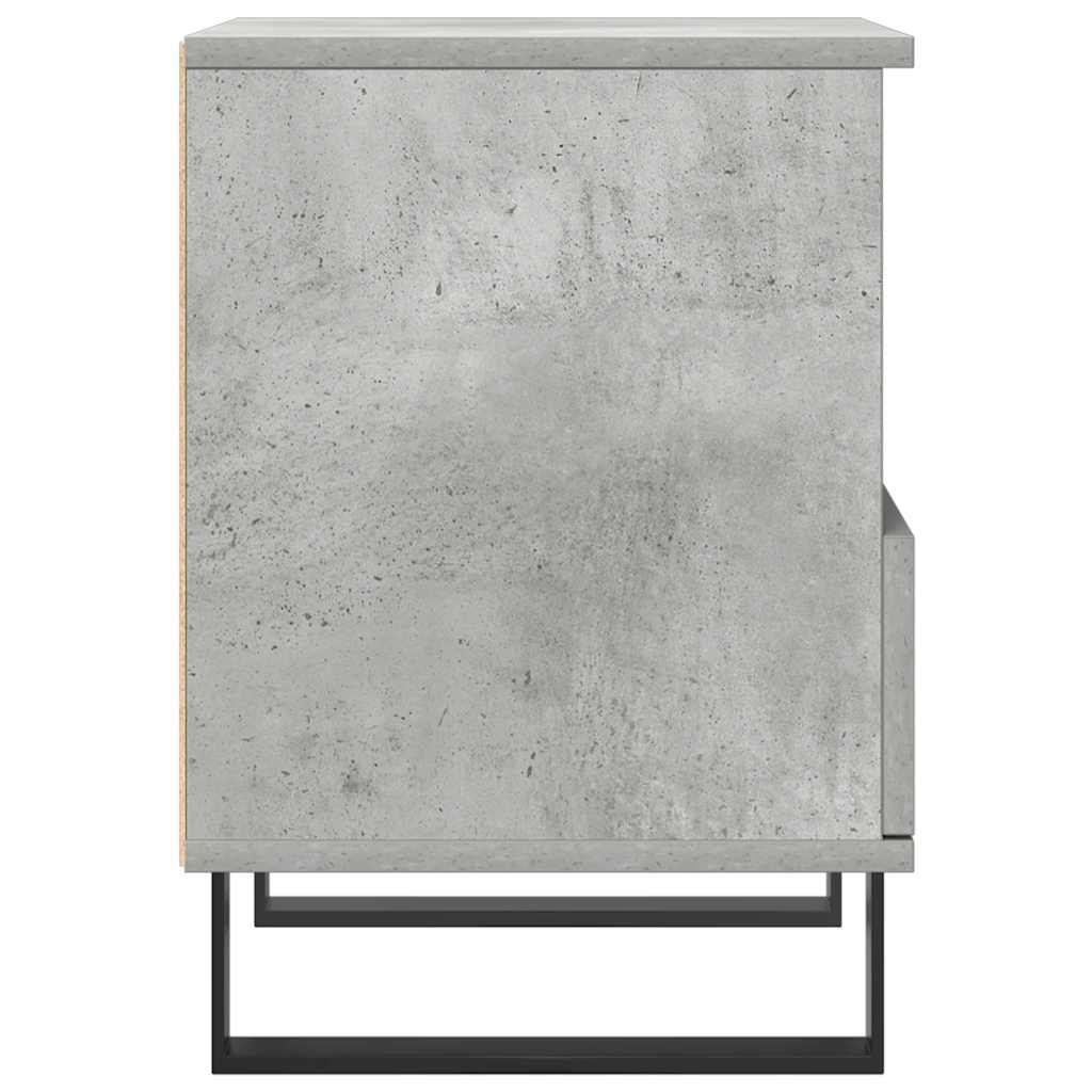 Nachttisch Betongrau 40x35x50 cm Holzwerkstoff